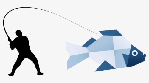 Human Fishing Logo, HD Png Download, Transparent PNG
