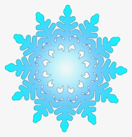 Blue Snow Flake Svg Clip Arts - Snowflake Clipart Transparent Background, HD Png Download, Transparent PNG