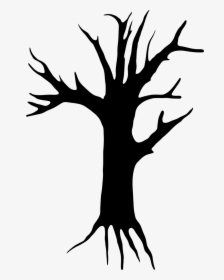 Tree Clip Art - Scary Tree Clipart, HD Png Download, Transparent PNG