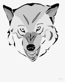 Face Illustration Of Vectors Search Music Animal - Little Red Riding Hood Wolf Clipart Png, Transparent Png, Transparent PNG