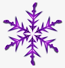 Purple Snowflake Cliparts - Transparent Background Christmas Star Png, Png Download, Transparent PNG