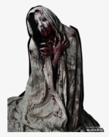#horror #scary #girl #dead #blood - Halloween Costumes Scary Girl, HD Png Download, Transparent PNG