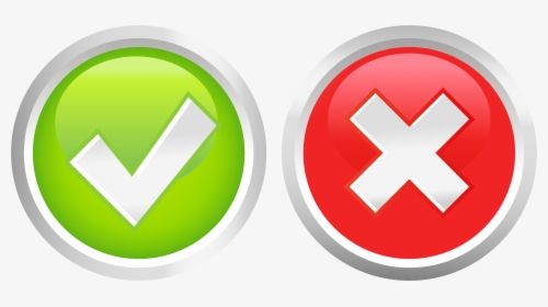 Check Marks Png , Png Download - Red And Green Check Marks, Transparent Png, Transparent PNG
