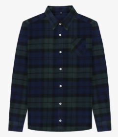 Green Check Men S Green Check Flannel Shirt - Plaid, HD Png Download, Transparent PNG