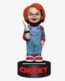 Chucky 6” Solar Powered Body Knocker - Chucky Figur, HD Png Download, Transparent PNG