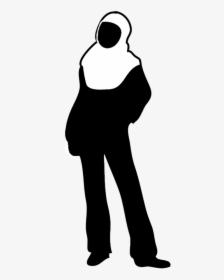 Young Female Silhouette - Human Silhouette Png, Transparent Png, Transparent PNG