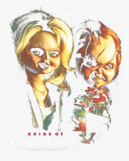 Bride Of Chucky Chucky Gets Lucky Men S Regular Fit - Bride Of Chucky, HD Png Download, Transparent PNG