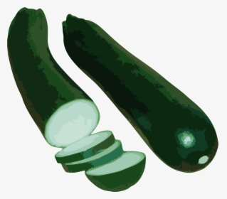 Vegetables Clipart Cucumber - Zucchini Clipart, HD Png Download, Transparent PNG