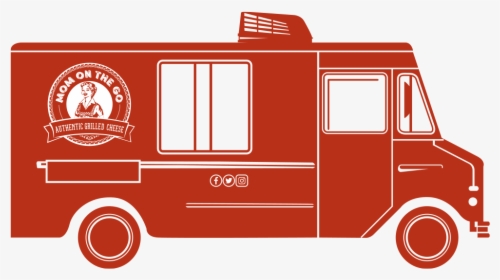 Red Food Truck Png, Transparent Png, Transparent PNG
