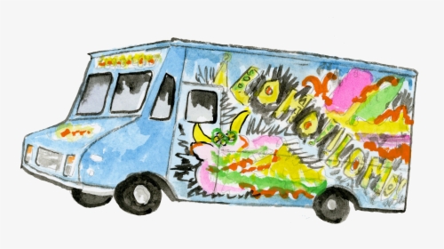 Taco Truck Png - Food Truck Transparent Background, Png Download, Transparent PNG