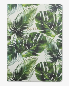 A5 Notebook - Tropical Leaf Print, HD Png Download, Transparent PNG