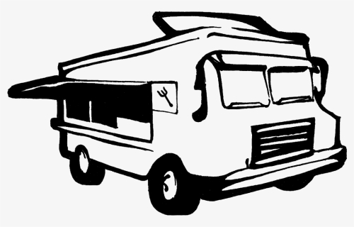 Food Truck Drawing At Getdrawings - Food Trucks Vector Png, Transparent Png, Transparent PNG