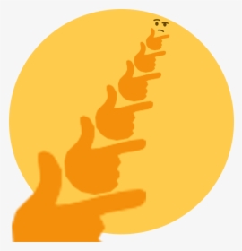 Thinking Emoji Meme Png - Thinking Emoji Made Of Thinking Emojis, Transparent Png, Transparent PNG