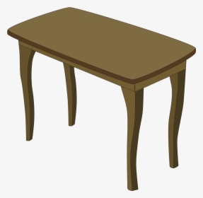 Table Bedroom Furniture Clip Art - Transparent Background Cartoon Coffee Table, HD Png Download, Transparent PNG