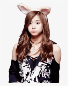 Twice Tzuyu Bunny Ears - Twice Antes Do Debut, HD Png Download, Transparent PNG