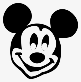 Mouse Svg Head Cartoon - Mickey Mouse Icon Png, Transparent Png, Transparent PNG