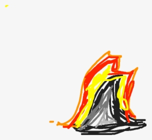 Fire And Smoke - Illustration, HD Png Download, Transparent PNG
