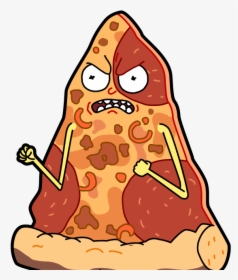 Clip Art Download Pepperoni Pizza Slice Clipart - Rick Y Morty Png, Transparent Png, Transparent PNG