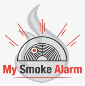 My Smoke Alarm Fire Safety Logo - Graphics, HD Png Download, Transparent PNG