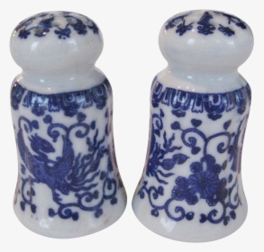 Blue And White Salt And Pepper Shakers, HD Png Download, Transparent PNG