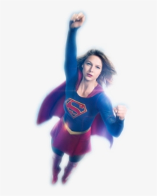 Action Supergirl Png Image Background - Supergirl Season 3 Disc, Transparent Png, Transparent PNG