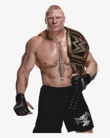 Brock Lesnar With Title, HD Png Download, Transparent PNG