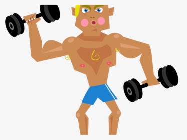 Fitness Man Png -fitness Man Cliparts - Clipart Muscle Man Png, Transparent Png, Transparent PNG
