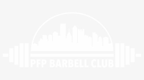 Pfp Barbell Club New Logo White-300 Dpi - James Anderson Ambition, HD Png Download, Transparent PNG