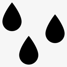 Black Water Drop Icon Png, Transparent Png, Transparent PNG