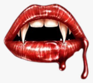 Vampire Fangs Png - Vampire Fangs Dripping Blood, Transparent Png, Transparent PNG