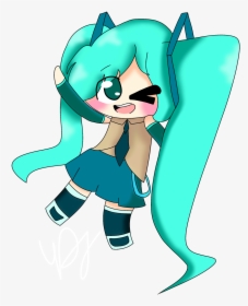 Also, Small Hatsune Miku Drawing Clipart , Png Download - Cartoon, Transparent Png, Transparent PNG