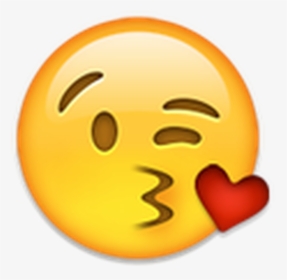 Kissy Face Emoji Apple, HD Png Download, Transparent PNG
