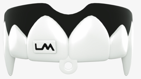 Black & White Football Mouthpiece W/ Detachable Strap - Couch, HD Png Download, Transparent PNG