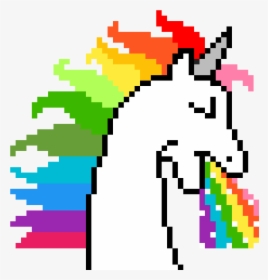 Pixel Unicorn , Png Download - Pixel Art Unicorn Easy, Transparent Png, Transparent PNG