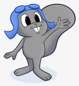 Hatsune Miku Clipart Goanimate - Rocky The Flying Squirrel, HD Png Download, Transparent PNG