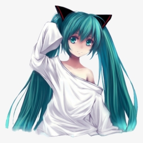 And Here Are The Rest - Hatsune Miku Cat, HD Png Download, Transparent PNG