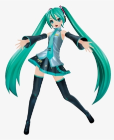 Hatsune Miku Transparent Background, HD Png Download, Transparent PNG