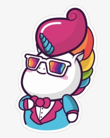 Colecção Coisas Fofas - Cool Unicorn, HD Png Download, Transparent PNG