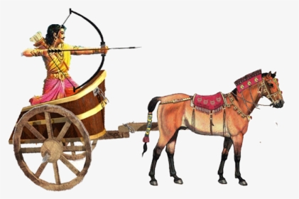 Arjuna On Chariot - Arjun Mahabharat Png Transparent, Png Download, Transparent PNG