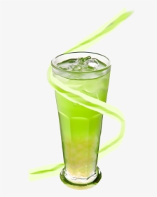 Green Apple Juice With Glass, HD Png Download, Transparent PNG