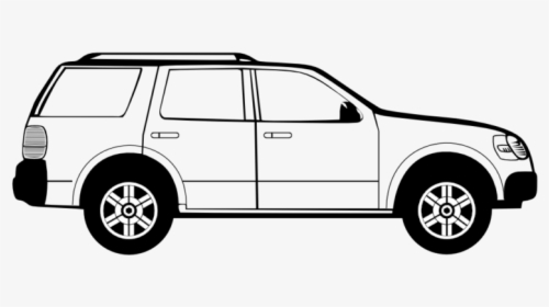 Frames Illustrations Hd Images - Suv Clipart Black And White, HD Png Download, Transparent PNG