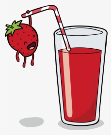 Strawberry Juice Clipart, HD Png Download, Transparent PNG
