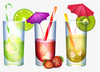 Strawberry Juice Euclidean Vector - Batida, HD Png Download, Transparent PNG