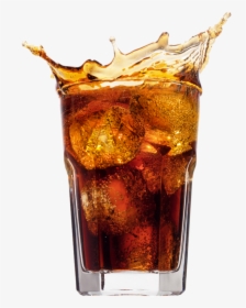 Cold Drink Glass Png - Soft Drinks And Water, Transparent Png, Transparent PNG