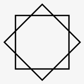 8 Pointed Square Star, HD Png Download, Transparent PNG