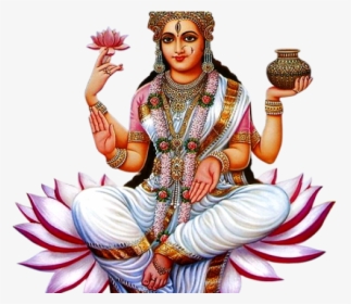 Lakshmi Png Transparent Images - Goddess Ganga, Png Download, Transparent PNG