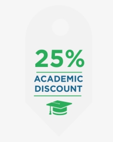 25% Academic Discount - Graphic Design, HD Png Download, Transparent PNG