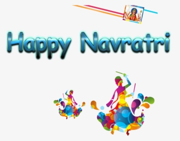 Garba Happy Navratri Wishes , Png Download - Happy Navratri Png, Transparent Png, Transparent PNG