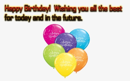 1st Birthday Wishes Png Free Background - Balloon, Transparent Png, Transparent PNG