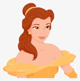 Belle Clipart Face - Belle Disney Princess Face, HD Png Download, Transparent PNG